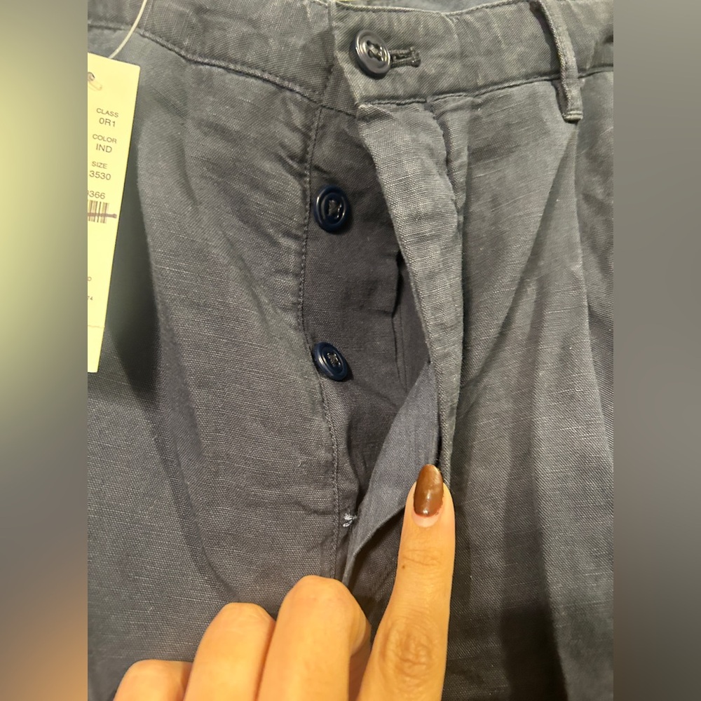 NWT J Crew Crosby suit pant in garment-dyed Italian cotton-linen blend - Picture 8 of 13
